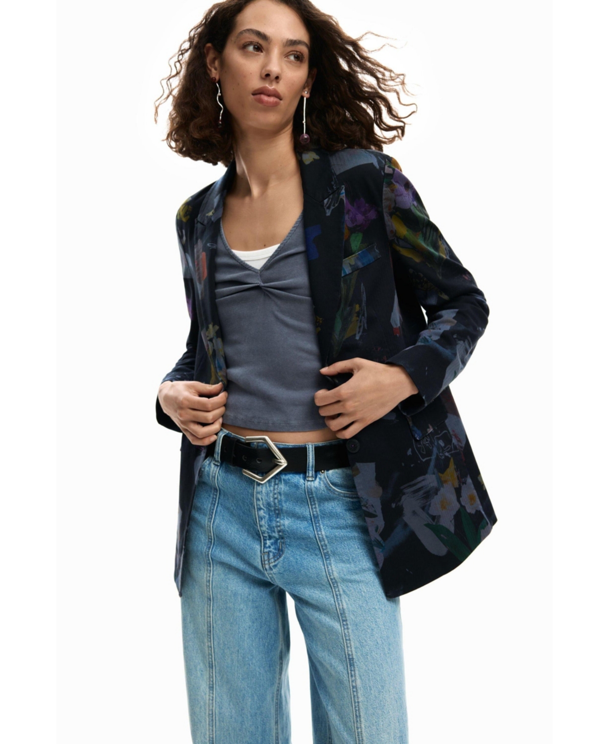 Desigual Women's Collage blazer