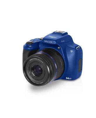 MINOLTA MNB10Z 64 MP / 4K Ultra HD Bridge Camera w/10x Optical Zoom (Blue)