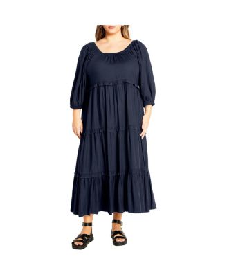 Plus Size Heather Tier Dress
