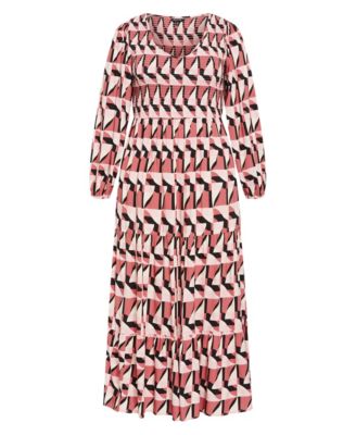 Plus Size Jayden Print Maxi Dress