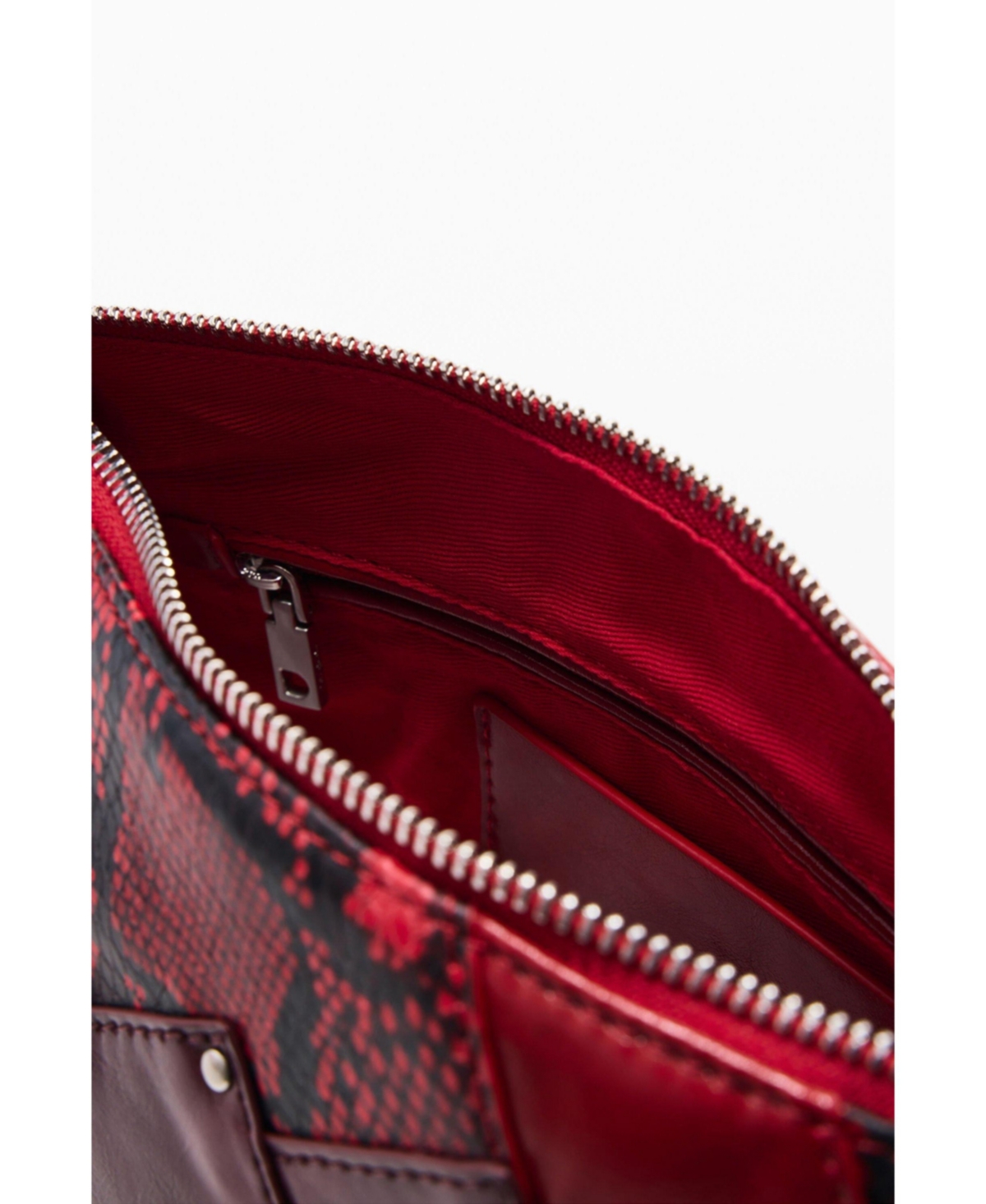 Desigual Women's Medium square snake bag