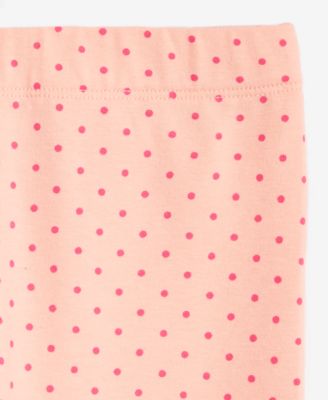 Girls' 12M-5T Dot-Print Leggings