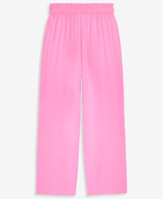 Girls' XS-XL Ruffled Wide-Leg Pants