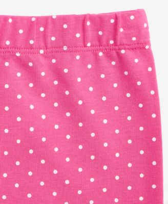 Girls' 5-20 Dot-Print Leggings