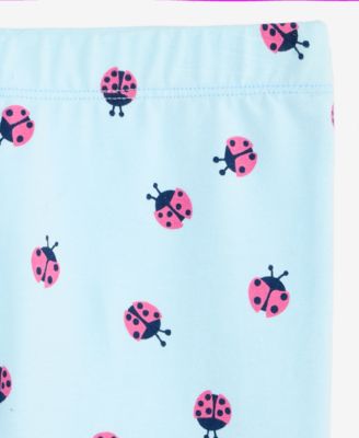 Girls' 12M-5T Ladybug-Print Leggings