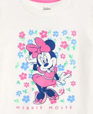 Girls' Toddler 12M-5T Minnie Mouse Flowers T-Shirt