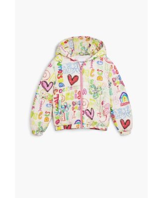 Girls Girls's Quilted jacket lettering
