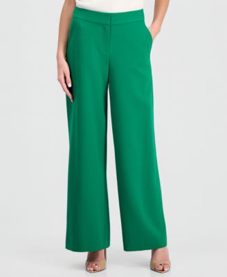 Women's Mid-Rise Wide Leg Pants