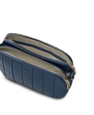 Dukes Place Stripe Zip Top Small Crossbody Bag