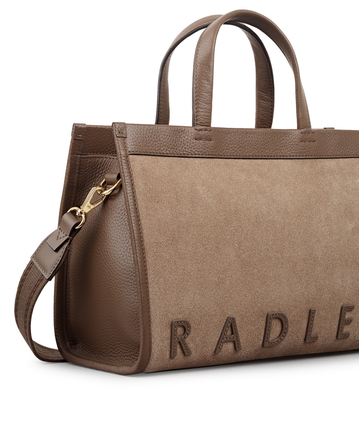 Radley London Alba Place Suede Small Zip Top Small Grab Bag