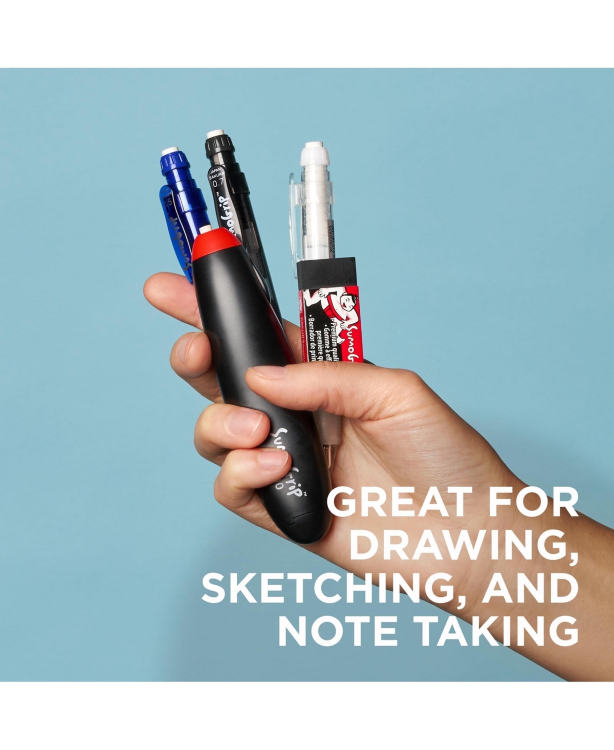 Sakura SumoGrip 0.9-mm Pencil with Eraser