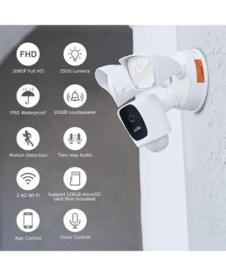 Smart WiFi 1080p HD Outdoor Surveillance Floodlight Camera