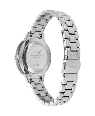 Women's Captivate Silver Tone Stainless Steel Bracelet Watch, 34mm
