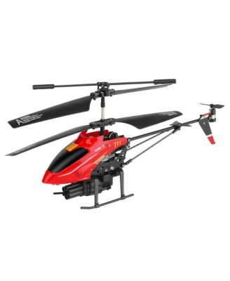 2.4G RC Helicopter with Lights, 6-Axis Gyro, Auto Hover & Crash Proof Design