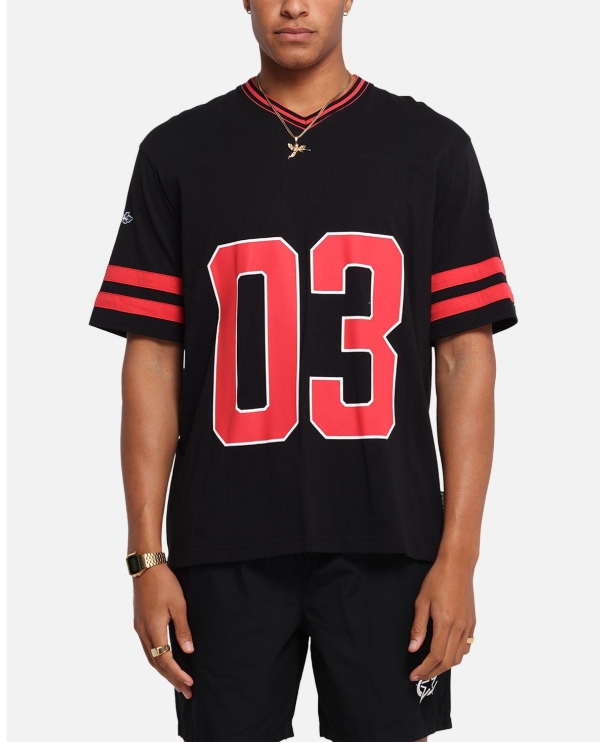 Carre Men's Rose Football T-Shirt