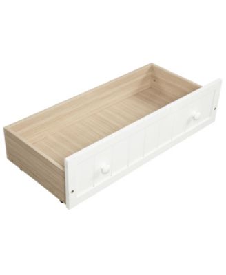 Twin Wooden Daybed with 2 Drawers & No Box Spring