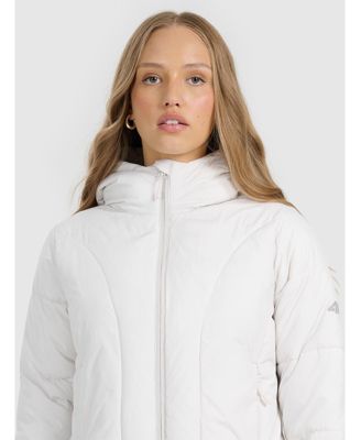 Women's down jacket with synthetic filling
