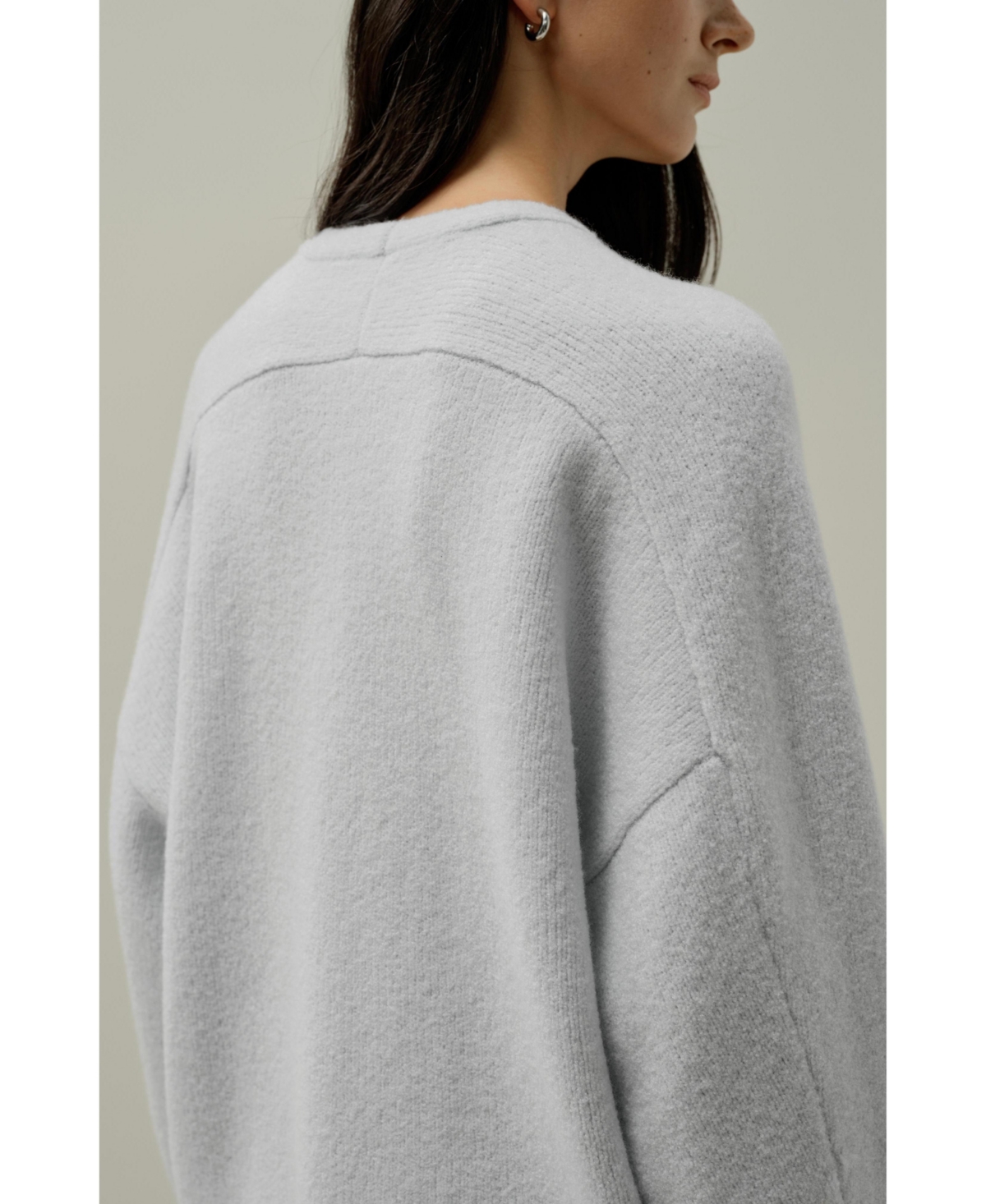 Lilysilk Women's Boucle Knit Silk-Cashmere Sweater