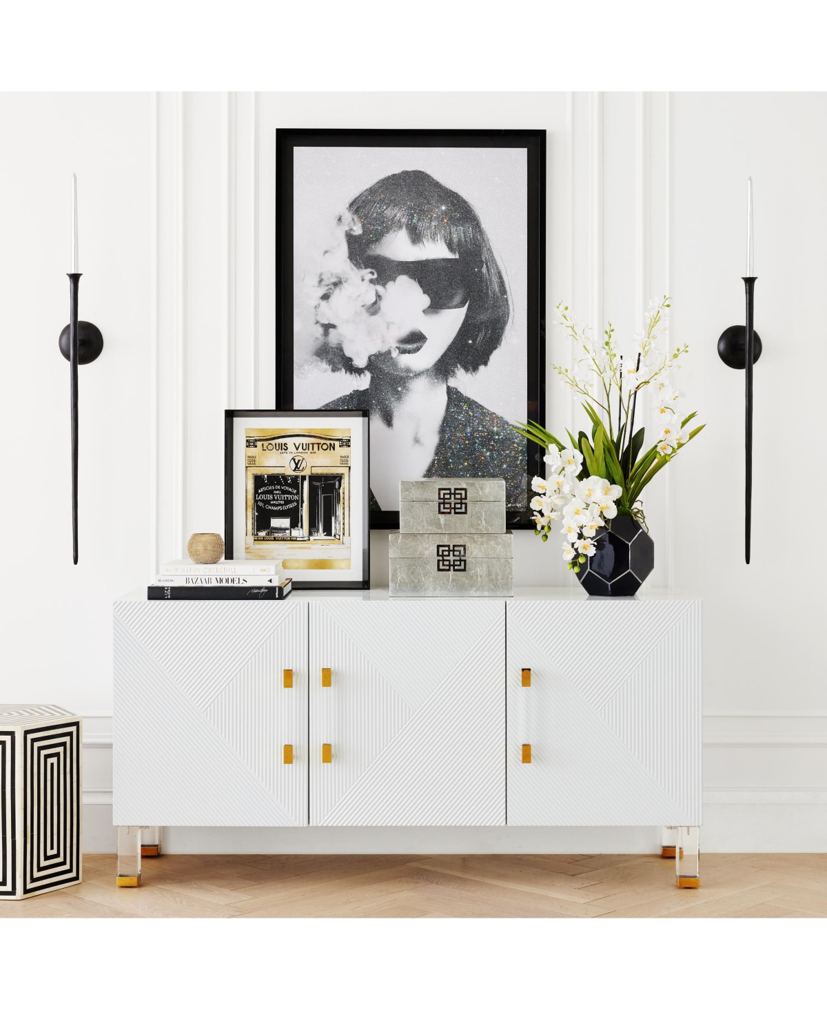 Z Gallerie Aspar Wall Sconce.