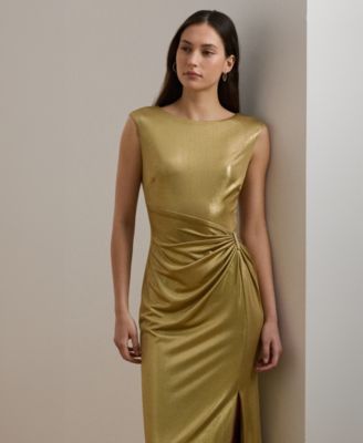 Women's Boat Neck Gown