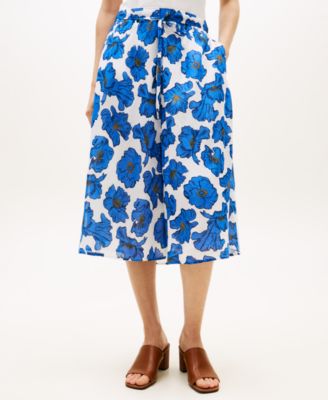 Women's Cambric Printed Pull-On Skirt