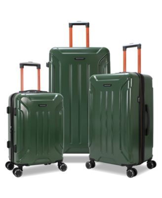 Optimus 3-Pc. Hardside Expandable Spinner Trunk Luggage Set
