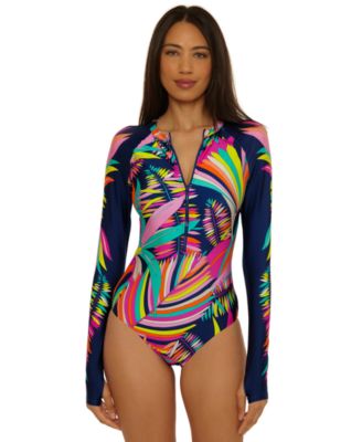 Women's Paralia Zip Front Paddle One-Piece Swimsuit