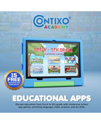 10" A10 Educational Kids Tablet with Epic! and Lingokids 64GB with Parental Controls & Kid-Proof Case