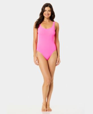 Women's Popcorn Scrunch Texture One-Piece Swimsuit