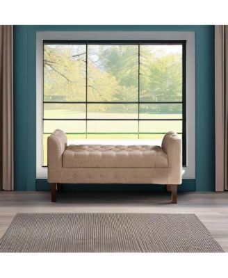 Marceille Upholstered Storage Bench Ottoman