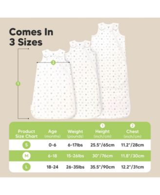 2-Pack Sleep Sacks for Babies, Soothe Sleeping Sack Wearable Blanket, Infant, Toddler, Newborn Swaddle Sack