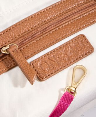 Alyii Stripe Canvas Top Handle Bag