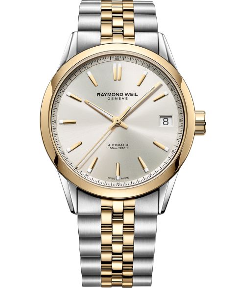 Мужские часы Raymond Weil Freelancer Yellow Gold Stainless Steel Watch, 40mm 2741-STP-64001