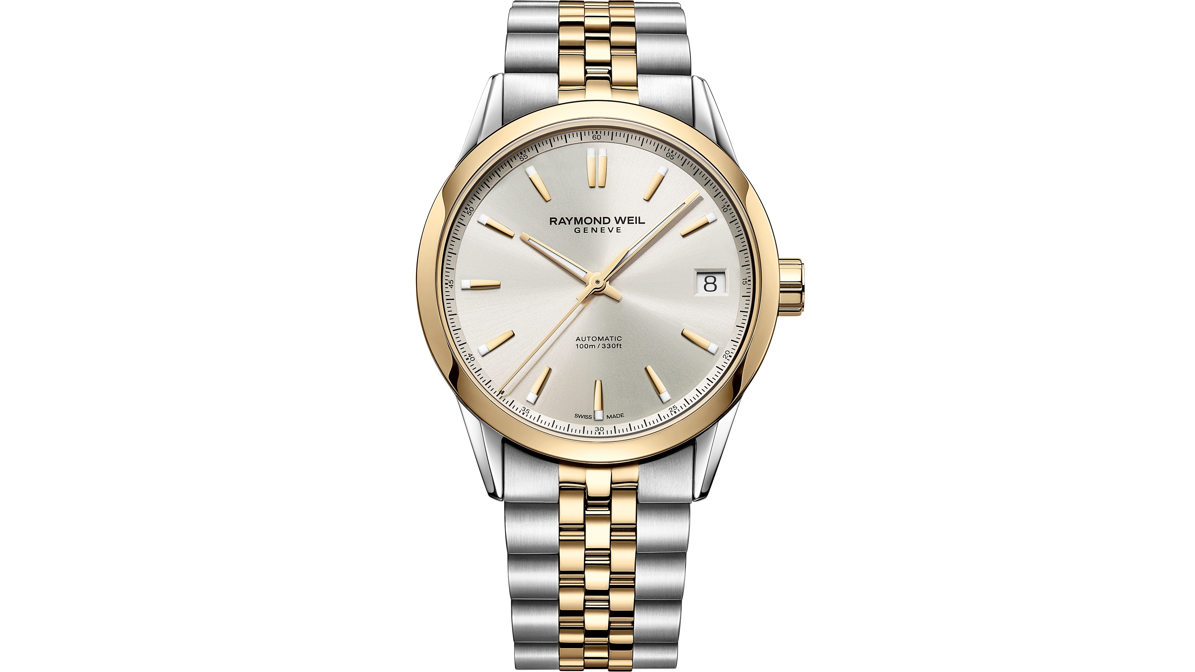 Raymond Weil Men's Freelancer Yellow Gold Stainless Steel Watch, 40mm 2741-stp-64001