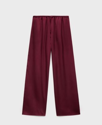 Women's Satin Long Pants