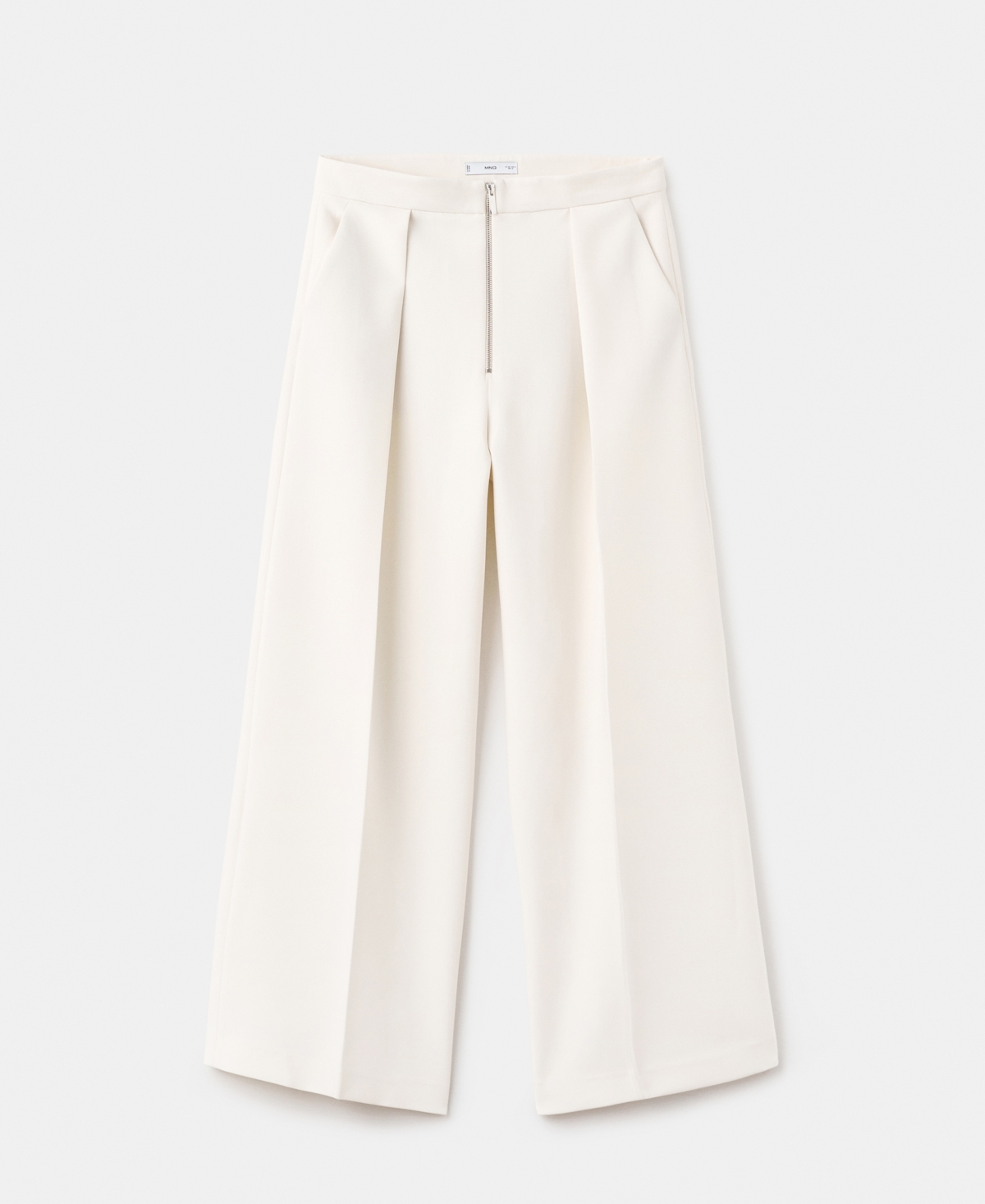 Mango Women's Zipper Pleated Pants