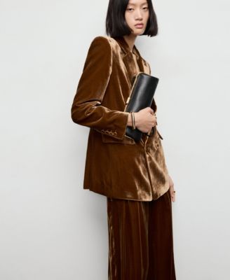 Women's Velvet Suit Pants