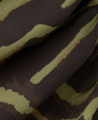 Women's Printed Asymmetrical Dress