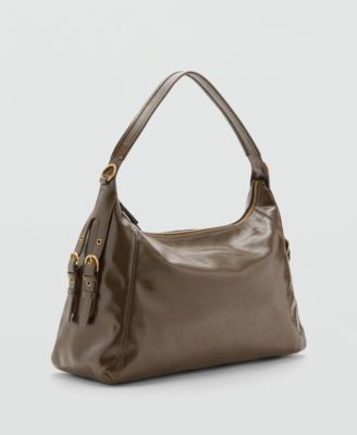 Women's Buckles Detail Shoulder Bag