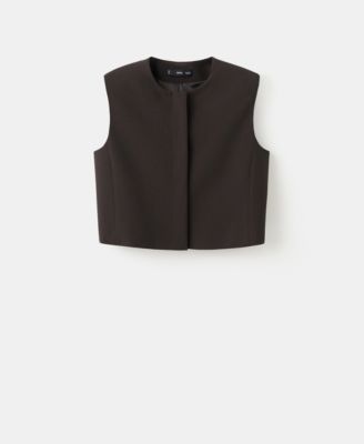 Women's Wool-Blend Crop Top