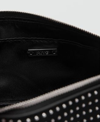 Women's Oval Studded Shoulder Bag