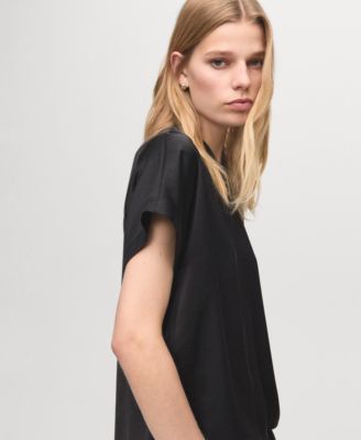 Women's Satin Crop Blouse