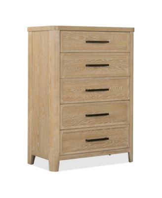 Marcel 54" Wood 5-Drawer Chest