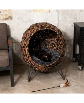 Cat House Condo with Cushion in Brown