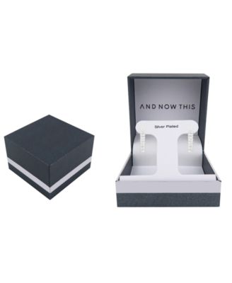 Crystal Drop Front/Back Post Earrings