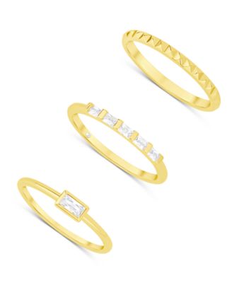 Cubic Zirconia Stack Ring