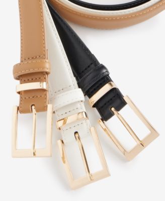 Square Off Harness with Metal Loop and Faux Leather Loop Belt