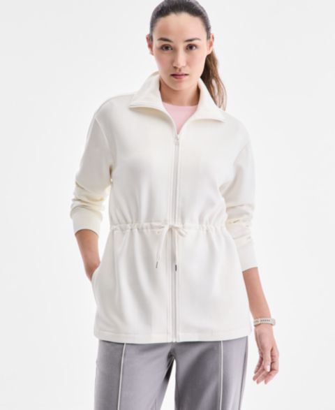 Женские куртки ID Ideology Butter Soft Tie Waist Full Zip Jacket
