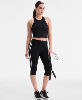 Women's Studio Side-Stripe Cropped Leggings