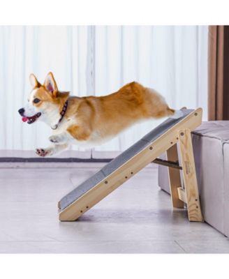 COZITO Convertible 3-Step Wooden Pet Stairs & Ramp